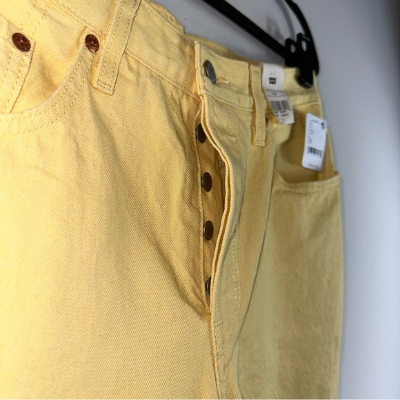 Free People x Levi’s Fresh 501 Original Cropped Jeans Size 29 - Picture 2 of 10